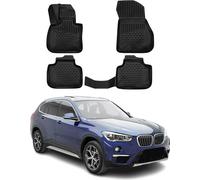 2015-2022 BMW X1 F48 Tapis de sol TPE noir 4 pièces