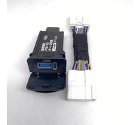 2015-2022 pour Toyota Alphard Vellfire série 30 deuxième rangée | Pour chargeur double Interface accessoires décoration intérieure siège USB(15-21 black 1PC)