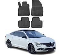 2015-2025 Renault Talisman Tapis de sol TPE noir 4 pcs