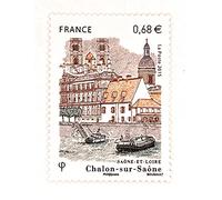 2015. Authentique Timbre de France de Collection Neuf. N° 4947, Chalon sur Saône. par des Livres Express