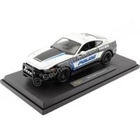 2015 Ford Mustang GT 5.0 Police Blanc/Noir 1:18 Maisto Premiere 36203