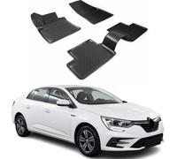 2016-2021 Renault Megane Limo Tapis de sol TPE noir 4 pièces