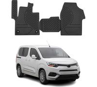 2016-2025 Tapis de sol Toyota Proace TPE noir 2 pcs