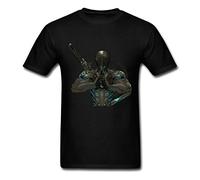 2016 Retro Genji Carbon Fiber Suit Overwatch Male T-Shirts Large