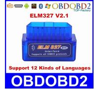 2016 Super Mini ELM327 Bluetooth V2.1 OBD2 OBDII outil de diagnostic voiture ELM 327 Bluetooth pour Android - Symbian - Windo-903