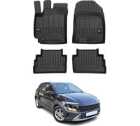 2017-2024 Hyundai Kona Tapis de sol TPE noir 4 pcs