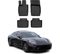 2017-2024 Porsche Panamera 971 Tapis de sol TPE noir 4 pcs