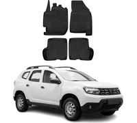 2017-2024 Tapis de sol Dacia Duster TPE noir 4 pcs