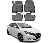 OMAC Tapis de Sol Compatible avec Nissan Leaf 2017-2024 en Caoutchouc Noir