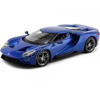 Burago Voiture Ford Gt Bleue Echelle 1/18-Burago Bleu