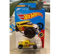 2017 Hot Wheels #306 HW Daredevils 7/10 Bone Shaker Jaune Gris OH5 10