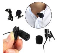 2017 Nouveau 3.5mm Mini Casque Microphone Cravate Revers Micro Cravate Clip Pour Conférences Enseignement Conférence Guide Studio Mic