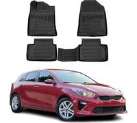 2018-2021 Tapis de sol Kia Ceed TPE noir 4 pièces