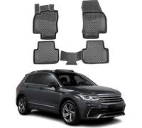 2018-2023 VW Tiguan / Tiguan Allspace Tapis de sol TPE noir 4 pcs