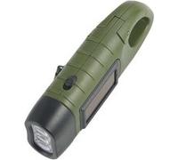 2018 LED lampe de poche rechargeable à manivelle Dynamo solaire de la flamme extérieure Pealer13 G