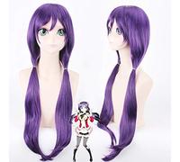 2018 Nouvelle Arrivée Love Live! Nozomi Tojo 100 cm longue tresse droite Cosplay perruques pour femmes femme faux cheveux Costume fête queue de cheval bleu