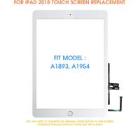 2018 Touch Screen For Ipad 6 9.7 A1893 A1954 Digitizer Screen For Ipad 6 With Home Button,Touch Screen Replacement For Ipad 6th With Repair Kit (Not Lcd Display).[D36]