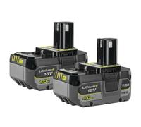 201805 RYOBI 2 Akkus 4.0Ah Lithium+ 18V ONE+ RB1840X2