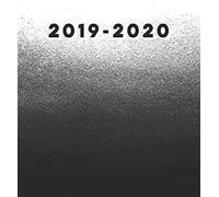 2019-2020: Daily, Weekly & Monthly Academic Planner Organizer With Inspirational Quotes & Hourly Class Schedule Semester Calendars Pretty, Hand-Painted, Black And White Watercolor Ombre Cover (July