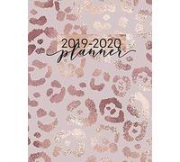 2019-2020 Planner: Rose Gold Weekly & Monthly Schedule Diary August 2019 To July 2020 Timetable 8.5x11 Large School, College, Home, Organizer Calendar (Back To School)
