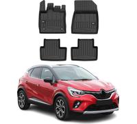 2019-2025 Renault Captur Tapis de sol TPE noir 4 pcs