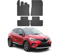2019-2025 Renault Captur Tapis en caoutchouc noir 4 pièces