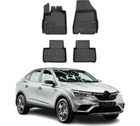 2019-2025 Tapis de sol Renault Arkana TPE noir 4 pcs