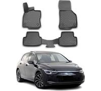 2019-2025 Tapis de sol VW Golf TPE noir 4pcs