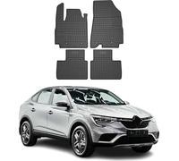 2019-2025 Tapis Renault Arkana Caoutchouc Noir 4 pcs