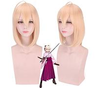 2019 Anime destin/Grand ordre roulette Merlin longue perruque Cosplay Costumes destin rester nuit perruques de cheveux Halloween Merlin perruque et bonnet de perruque taille unique 478