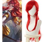 2019 Bataille Académique Peaux Lux Prestige Édition Cosplay Perruques Luxanna Crownguard La Dame De La Luminosité Heorine Cheveux Perruque + Perruque Chapeau