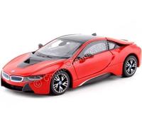 2019 BMW i8 Coupé Rouge/Noir 1:24 Rastar 56500