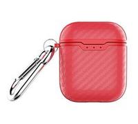 2019 En Fibre de Carbone Extérieure Housse de Protection Écouteurs Apple Airpod 1Ème aloha1925 G