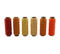 2019 Fait Main En Cuir Cousu À La Main Fil À Coudre Plat Cire Ligne Bricolage Sac En Cuir Outil De Couture