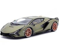 2019 Lamborghini Sian FKP 37 Vert Olive 1:18 Bburago 11046