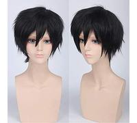 2019 nouveau pas cher Sword Art Online Kirigaya Kazuto Cosplay perruque Kazuto ou Kirito Costume SAO hommes femmes court noir cheveux jouer perruques une taille perruque noire PL-002-7