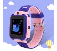 2019 Nouvelle Montre Intelligente Pour Enfants Q12b Montre Intelligente Montre éTanche Lbs Positionnement Appel 2g (Rose)