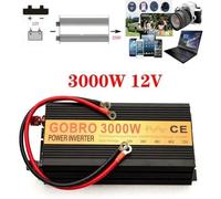 2019 Voiture Convertisseur 3000w pur sinus ecran LCD（DC 12V à 220V AC ）- Onduleur XKK JOUET