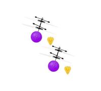 2019 Volant Rc Electrique Boule Led Clignotant Avion Léger Hélicoptère à Induction Jouet aloha4034