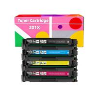 201X Toner Cartouches compatibles CF400X 201A CF400A pour HP Color LaserJet Pro M252dn M252dw M252n M270 Series M274dn M274n MFP M270 Series MFP M277c6 MFP M277dw MFP M277dw n(CMYK SP et,High Yield)
