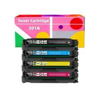 201X Toner Cartouches compatibles CF400X 201A CF400A pour HP Color LaserJet Pro M252dn M252dw M252n M270 Series M274dn M274n MFP M270 Series MFP M277c6 MFP M277dw MFP M277dw n(CMYK SP et, Standard