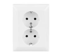 202 EUJR-914 Double prise SCHUKO® plaque complète