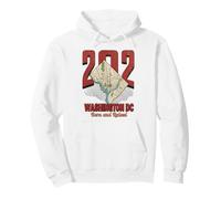 202 Washington DC Born and Raised Carte de la Ville Natale Sweat à Capuche