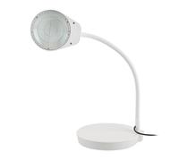 2020 10X 5X/15X 10X/20X Portable Table Magnifying Desktop Magnifying Glass Inspection Magnifier with 38 LED Lamp(White,10X)