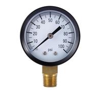2020 1305 100 PSI 1/4" Manomètre de pression d'eau for pompe de puits Cadran for air vapeur eau