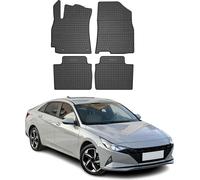 2020-2025 Hyundai Elantra tapis de sol caoutchouc noir 4 pcs
