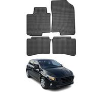 2020-2025 Hyundai i20 3 Tapis de sol TPE noir 4 pcs