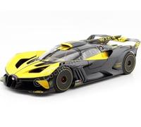 BBURAGO Voiture miniature de collection Bugatti Bolide W16-2020 1/18 Jaune et noir