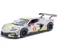 2020 Chevrolet Corvette C8.R 6.2L V8 Nº4 Voiture de Présentation Argent/Jaune 1:
