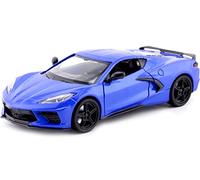 2020 Chevrolet Corvette Stingray C8 Azul 1:24 Motor Max 79360